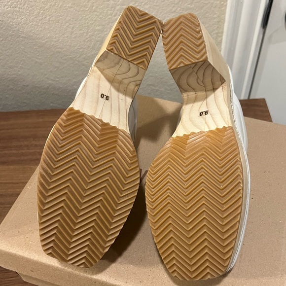 Steve Madden wood/leather clogs size 9 - Picture 5 of 6